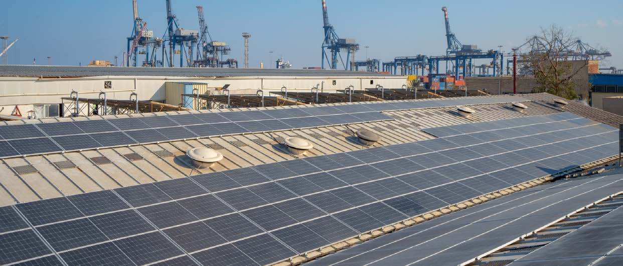 Lotus Garments rooftop solar, Port Said